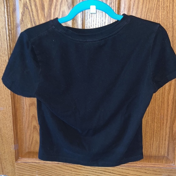 Black tee “forget me not” - Picture 3 of 3